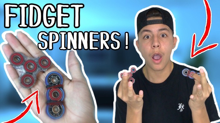 HOW TO MAKE A FIDGET SPINNER AT HOME!!|DIY FIDGET SPINNER|HOMADE FIDGET SPINNER