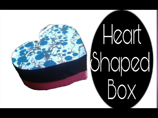 How to make a heart shaped box DIY |gift box tutorial| storage box| Step by step instructions