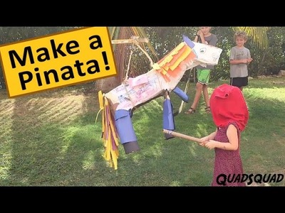 How to Make a Horse Piñata - Kids Party DIY - Craft Time with Ashley