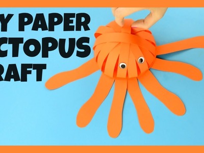 How to Make a Paper Octopus - paper craft idea