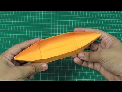 How to make an origami paper boat - 5 | Origami. Paper Folding Craft, Videos and Tutorials.