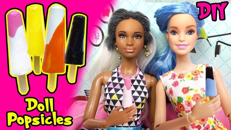 How To Make Barbie Doll Popsicles - DIY Miniature Doll Food - Making Kids Toys