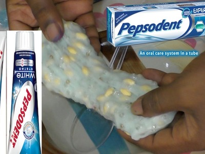 How to Make Toothpaste Slime with Pepsodent,  Diy Slime