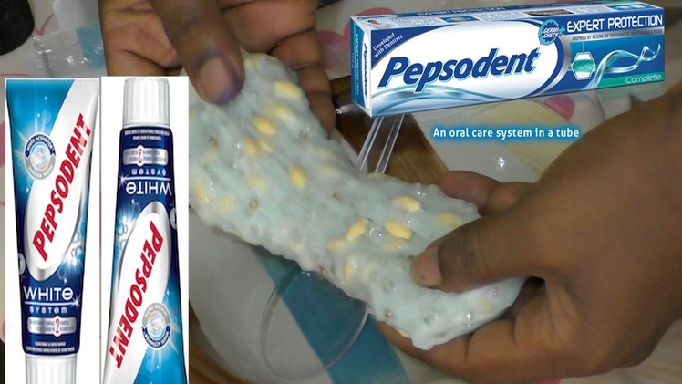 How to Make Toothpaste Slime with Pepsodent,  Diy Slime