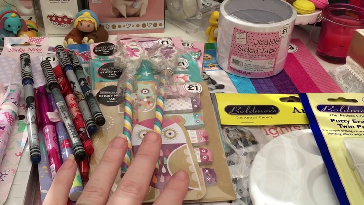 Huge Craft. Stationery haul from The Works!