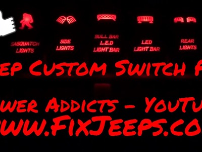 Jeep Wrangler - DIY switch pod. Very detailed tutorial