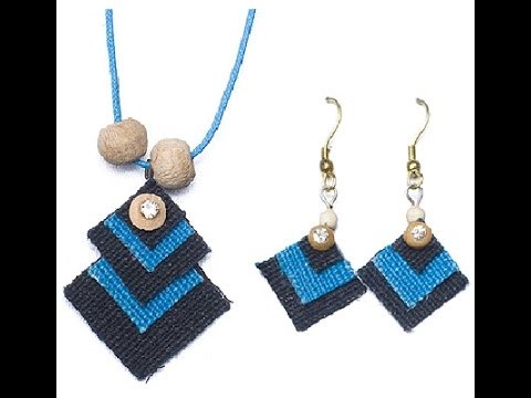 Jute Jewelry ~Ornaments made by Jute