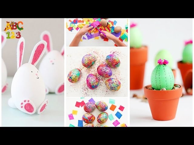 Learn How to Dye & Color Easter Eggs - Easter Egg Coloring DIY Video - Learning Video For Kids