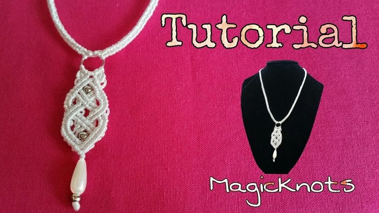 Macrame Celtic Necklace - Pendant  ♥ DIY ♥