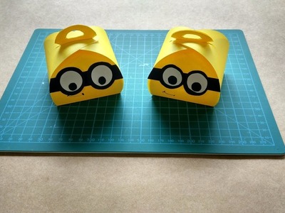 Minion KeepSake Curvy Box | HandMade | DIY