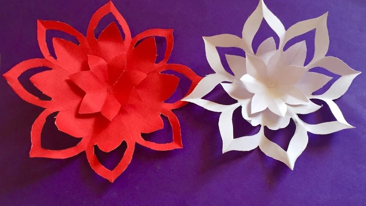 Mothers day gift ideas | How to make a paper Flowers | easy paper flower craft for home decoration