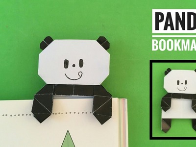 Panda Bookmark  by Mizutama - DIY Origami Tutorial by Paper Folds