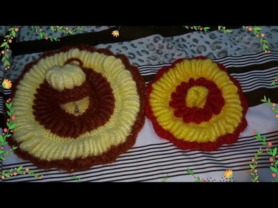 Part 3.3;. How to make. Crochet. Ruffle. Dress. Poshak. of. Bal gopal ji. kanha ji. Laddu gopal