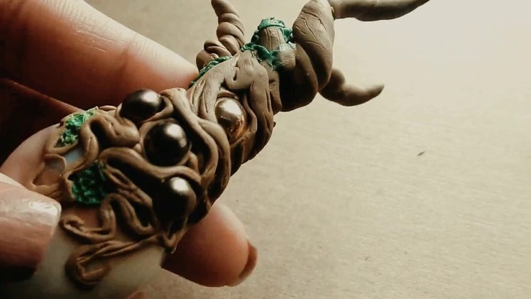 Polymer Clay Pendant | Enchanted Fantasy Tree | DIY Clay Jewellery Tutorial