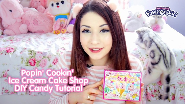 Popin' Cookin' Ice Cream Cake Shop ❤ DIY Candy Tutorial