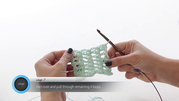 Tunisian Crochet: Open Cluster Stitch