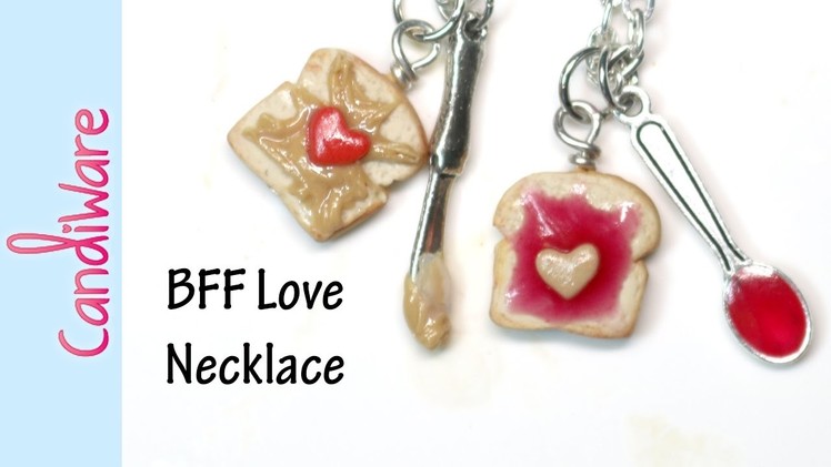 Tutorial: DIY Peanut Butter and Jam Friendship Necklace - FIMO, Polymer Clay ????