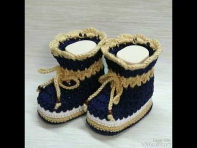 Zapatitos bebes crochet - paso a paso