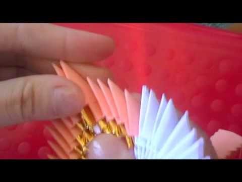 3D origami: elegant peacock