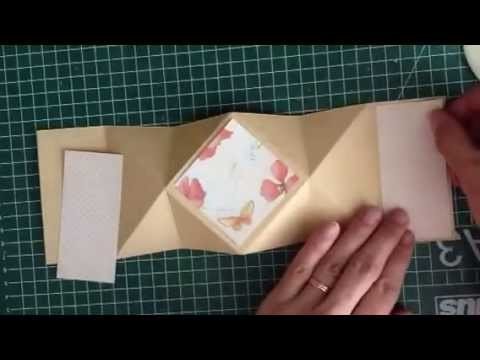 A diamond fold card tutorial!