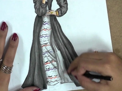 Abaya Fashion Illustration