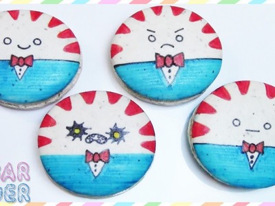ADVENTURE TIME MACARONS, ADVENTURE TIME COOKIES, PEPPERMINT BUTLER COOKIES - BY SUGARCODER