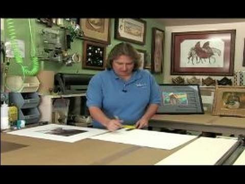 All About Picture Framing : How to Do the First Mat of a Double-Mat Picture Frame