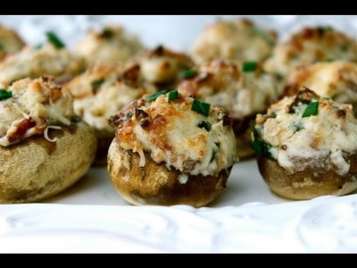Appetizer Recipe: Stuffed Mushrooms by CookingForBimbos.com