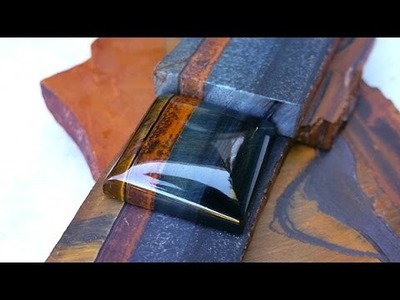 Basic "How to" Tutorial on Cutting and Polishing a Gemstone Cabochon