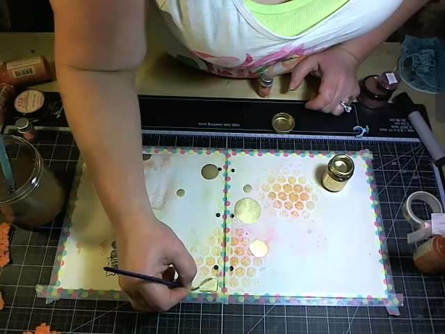 Bloom Girl Art Journal 1 with Jamie Dougherty and Prima Mark