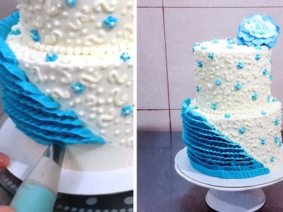 Buttercream Cake Decorating Fast and Easy to make by CakesStepbyStep.