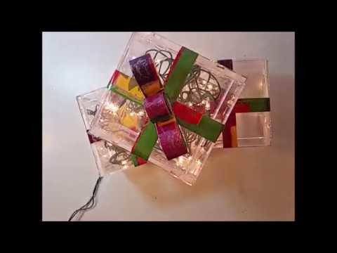 CD Jewel Case Christmas Light Boxes