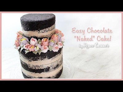 Chocolate Naked Cake Ft Russian Tips | GIVEAWAY CLOSED | Renee Conner