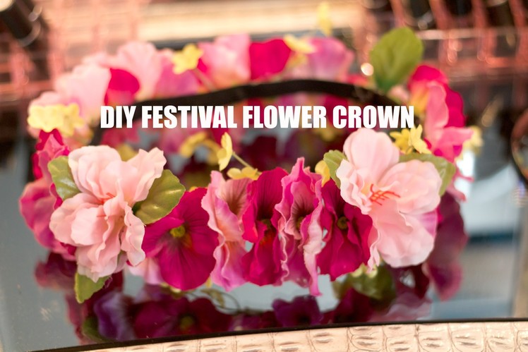 DIY (Music Festival) Flower Crown | Coachella Ideas