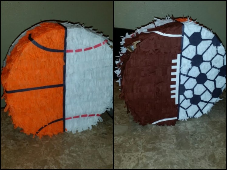 DIY Sports Piñata Tutorial by Ambaruchii