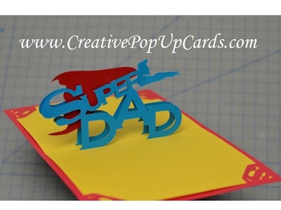 Father's Day Super Dad Pop Up Card Tutorial