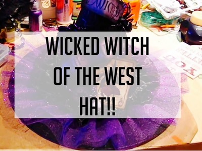 Graphic 45 Halloween Wicked Witch of the West Hat!!