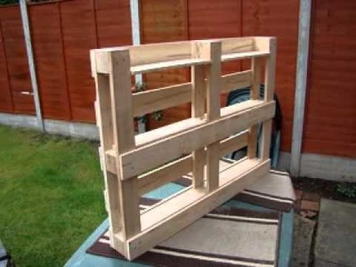 How to build bookshelf from pallets