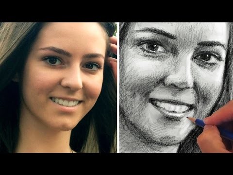 How to Draw a Pretty Face - Portrait Sketch