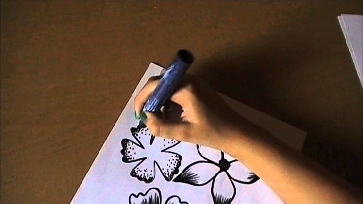 How To  Draw Tropical  Flowers. 4 ways