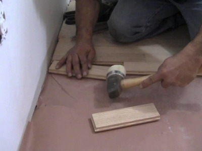 How to install hardwood floor