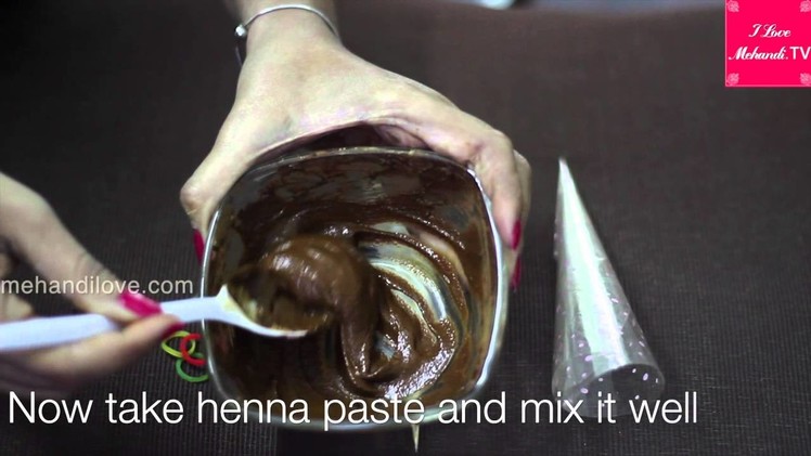 How to Make Perfect Mehandi Cone at Home