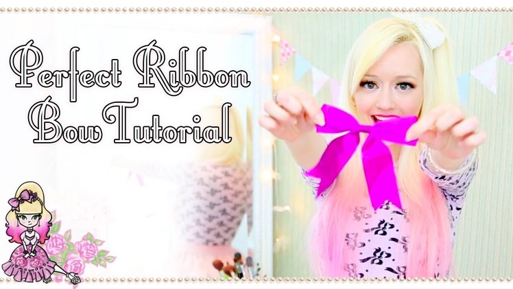 How To Make The Perfect Ribbon Bow - Quick Tips - Violet LeBeaux