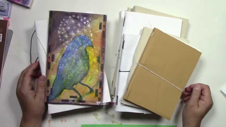 How to:  Modified Midori Style Journals for 365 Art a Day Project