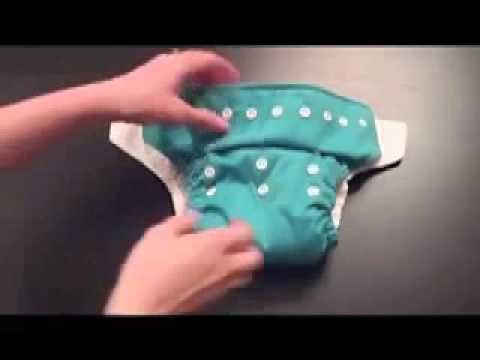 How to use a Pocket Cloth Diaper Video