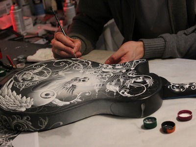 Joe Fenton custom painted  PRS Guitar for Rock Guitarist Mark Tremonti - 2014