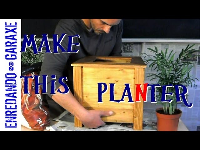 Make a planter box with pallet wood