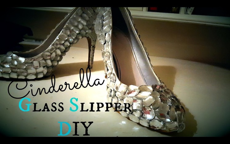 Make Your Own: CINDERELLA GLASS SLIPPERS