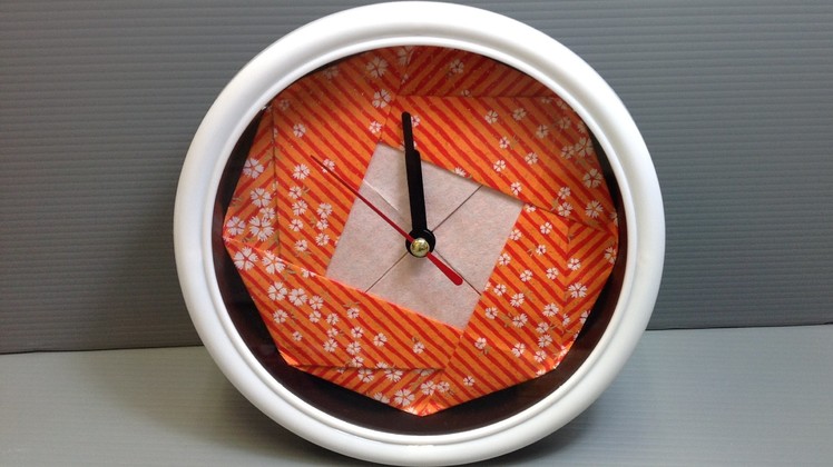 Make Your Own Deco Origami Clock