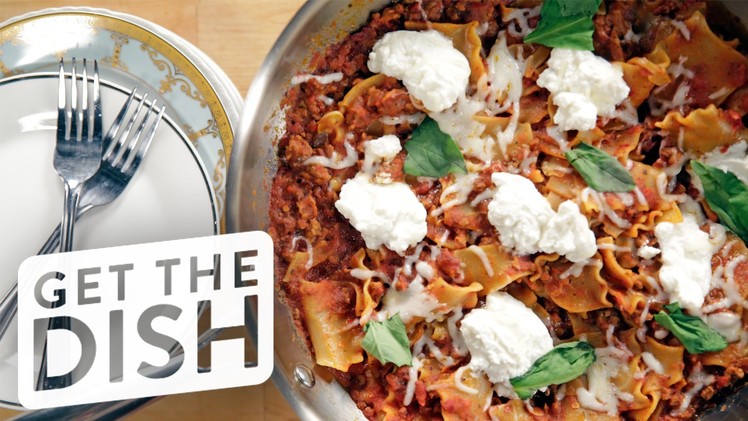 One-Pot Skillet Lasagna Recipe | Get the Dish